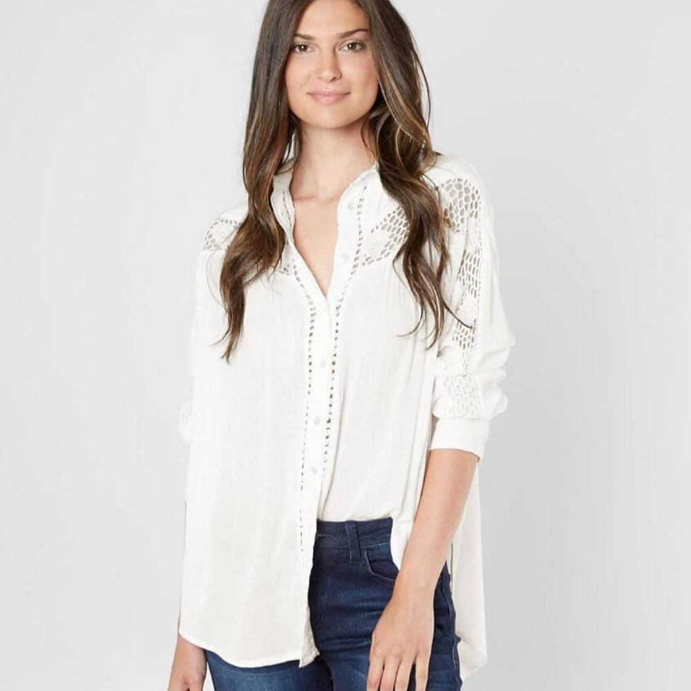Free People Katie Bird blouse🌼